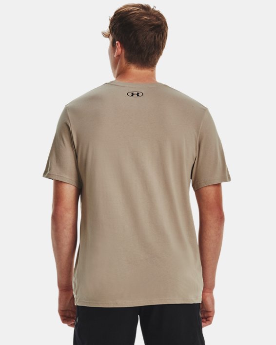 Men's UA Boxed Sportstyle Short Sleeve T-Shirt in Brown image number 1